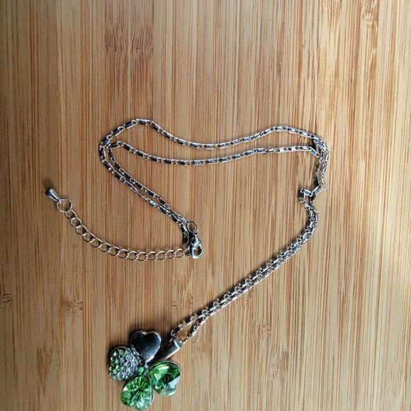 Swarovski Women's Silver and Green Jewellery - Picture 5 of 7